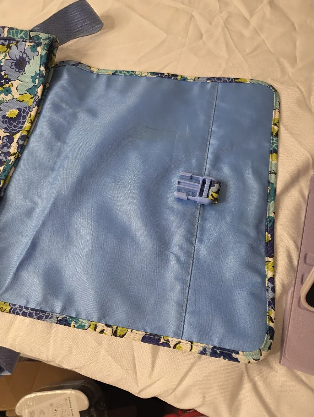 Vera Bradley‎ Blueberry Blooms Crossbody Messager Bag